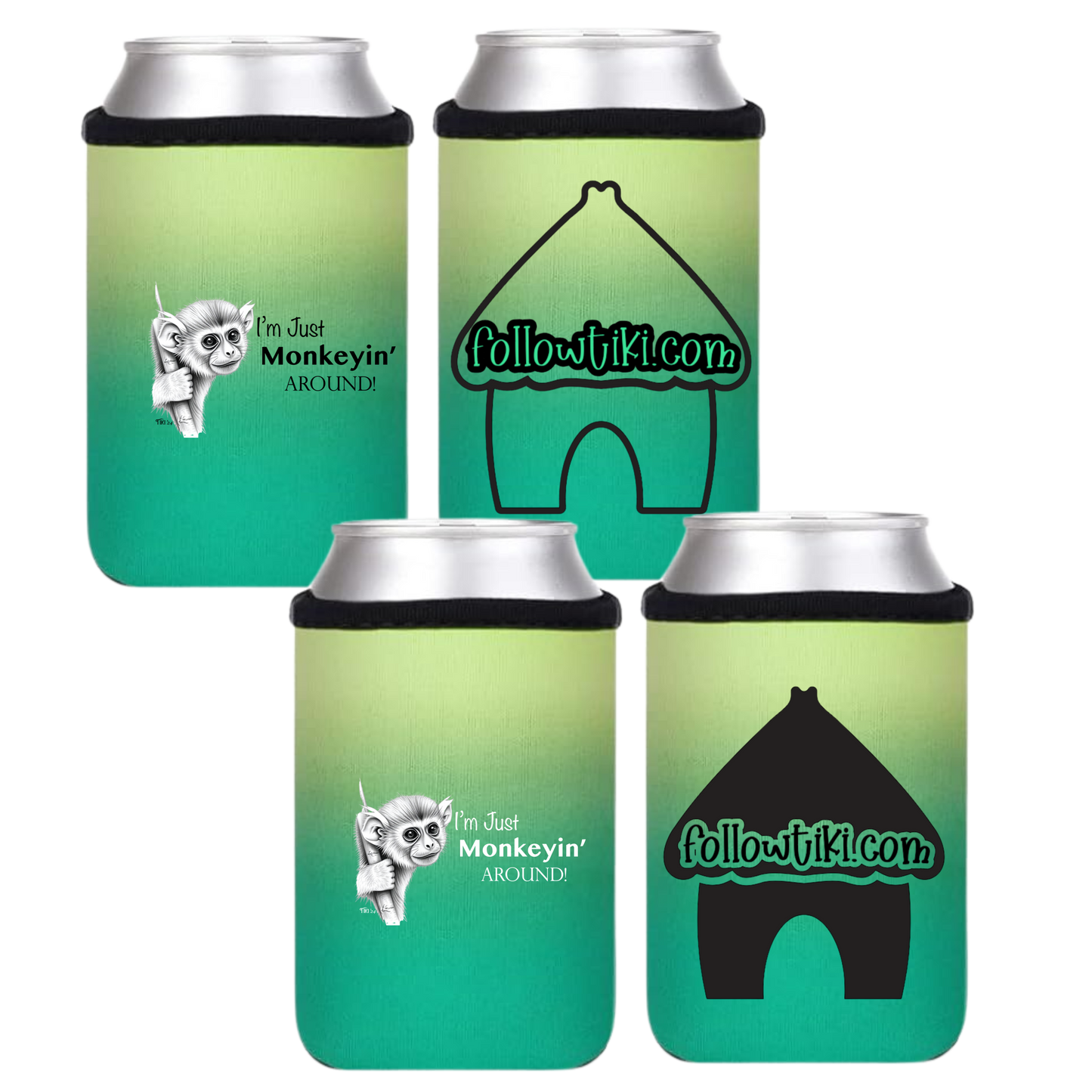 Monkeyin' Around Koozie