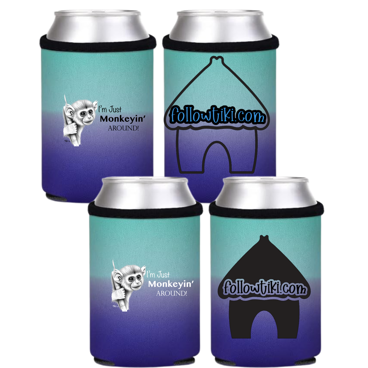 Monkeyin' Around Koozie