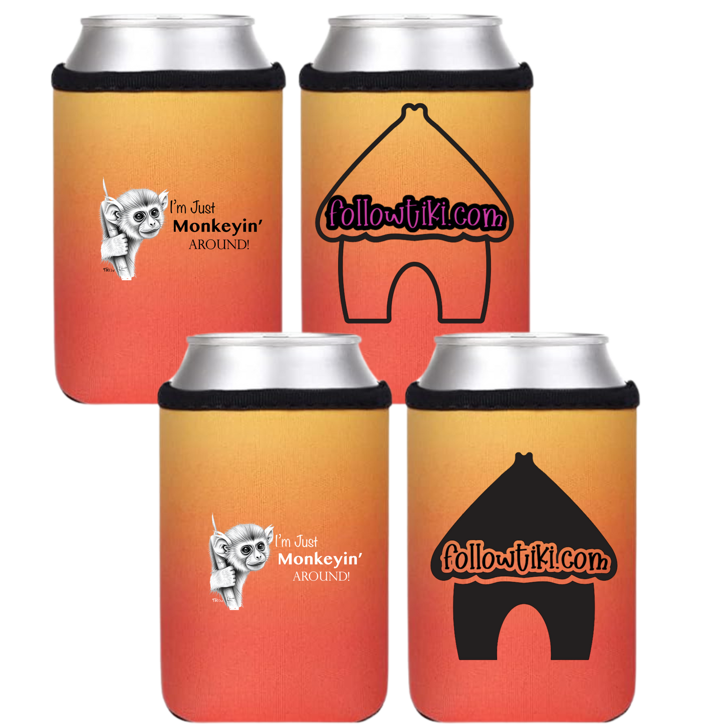 Monkeyin' Around Koozie