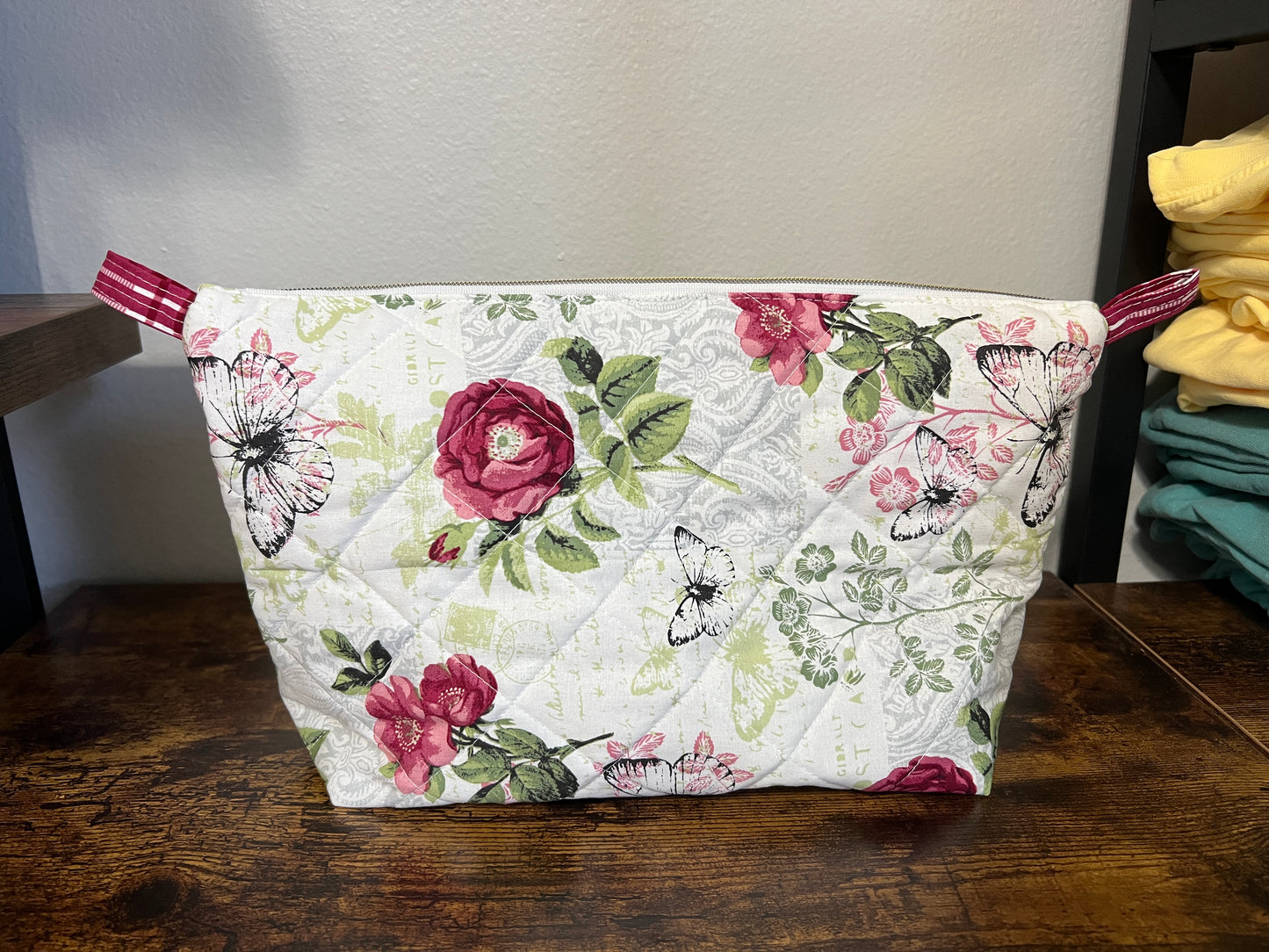 Butterfly Plaid Toiletry Pouch