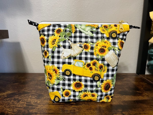 Sunflowers & Old Trucks Toiletry Pouch