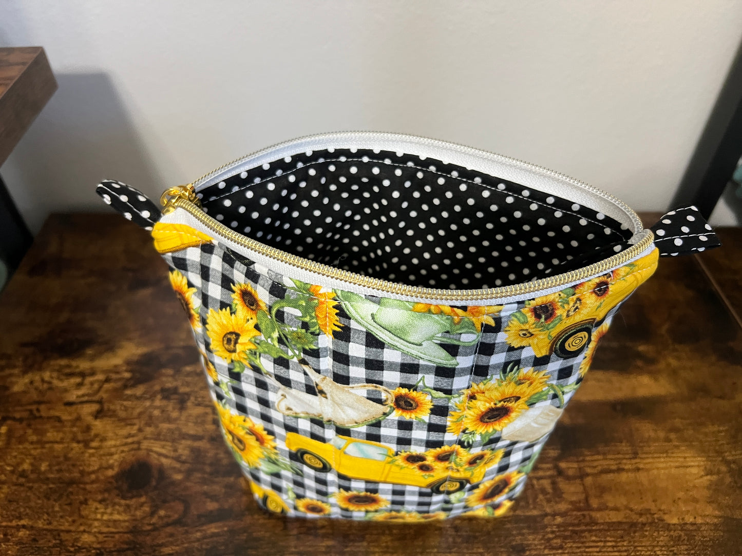 Sunflowers & Old Trucks Toiletry Pouch