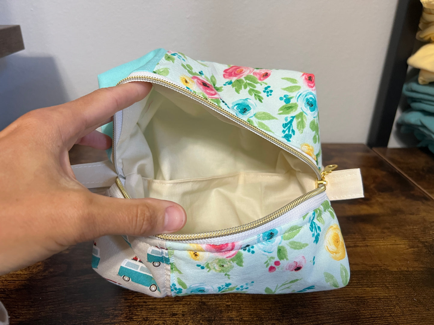 Flower Child VW Bus Toiletry Pouch