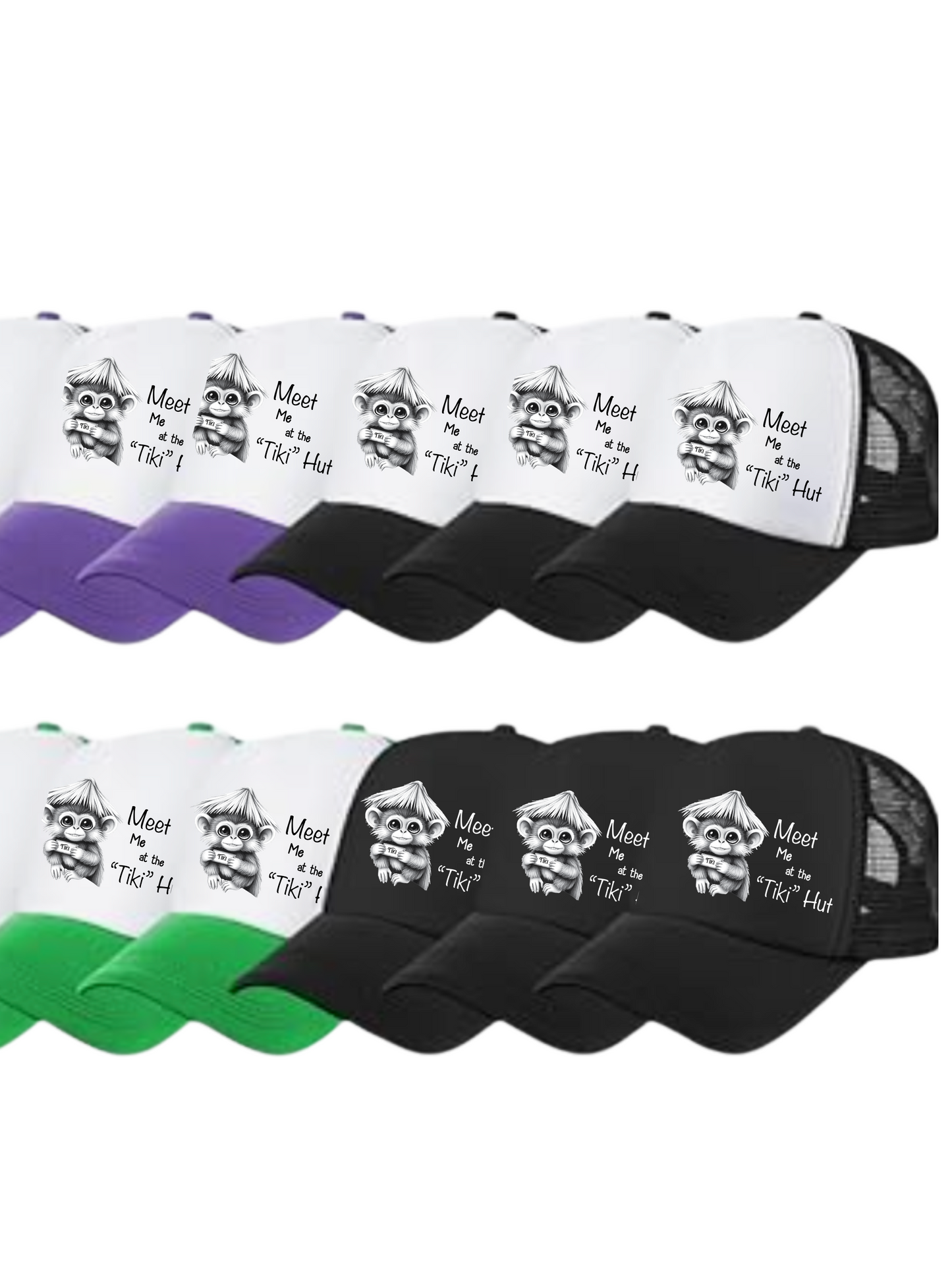 Tiki Hut Foam Tucker Hat