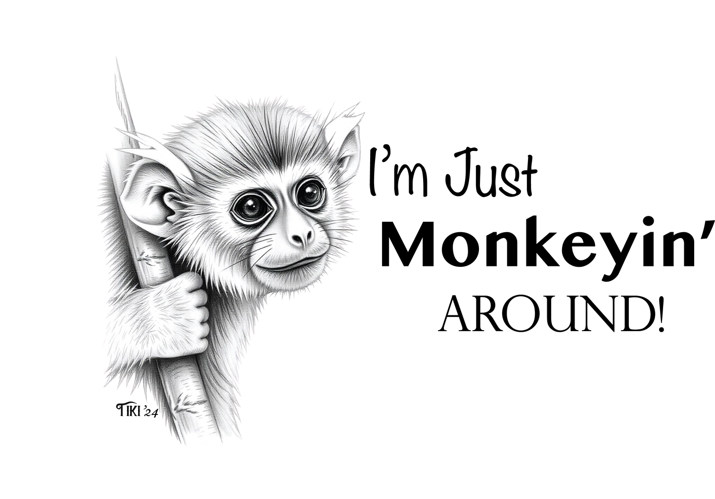 Monkeyin' Around Stickers