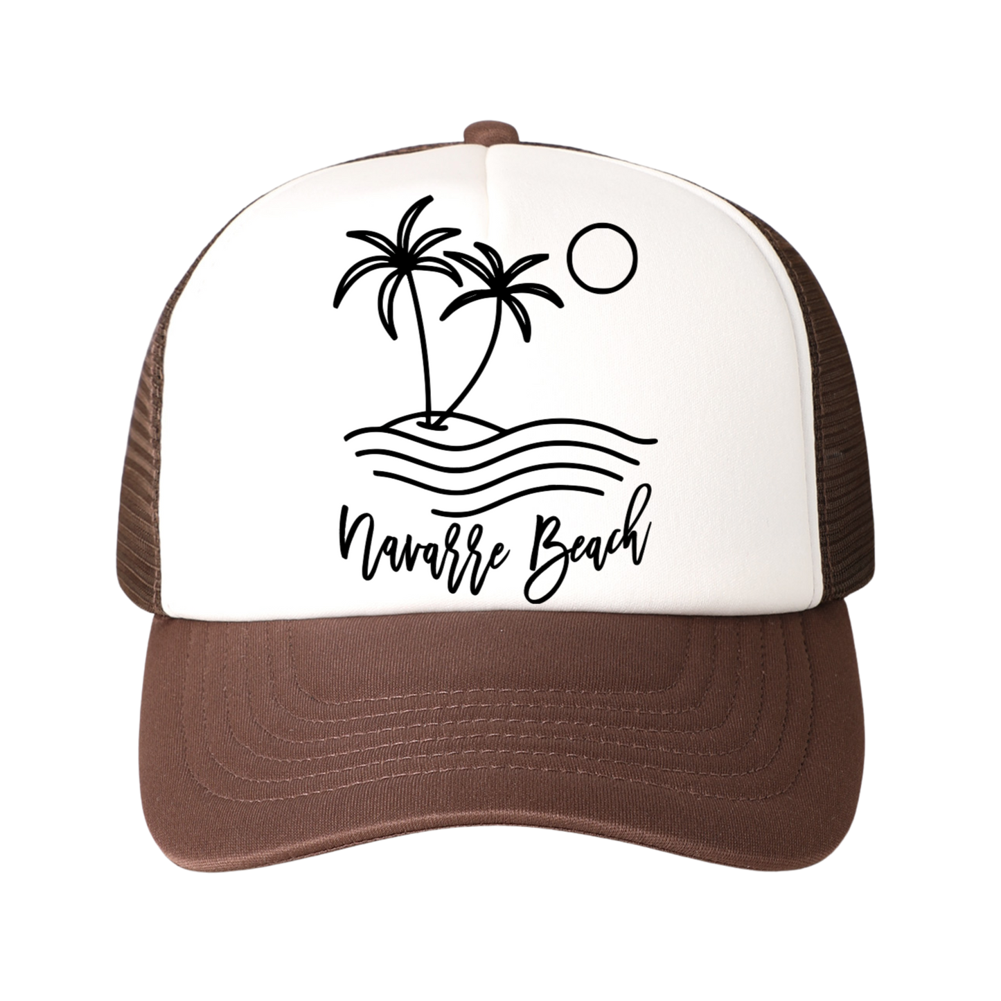 Navarre Beach Sunset Foam Trucker Hat