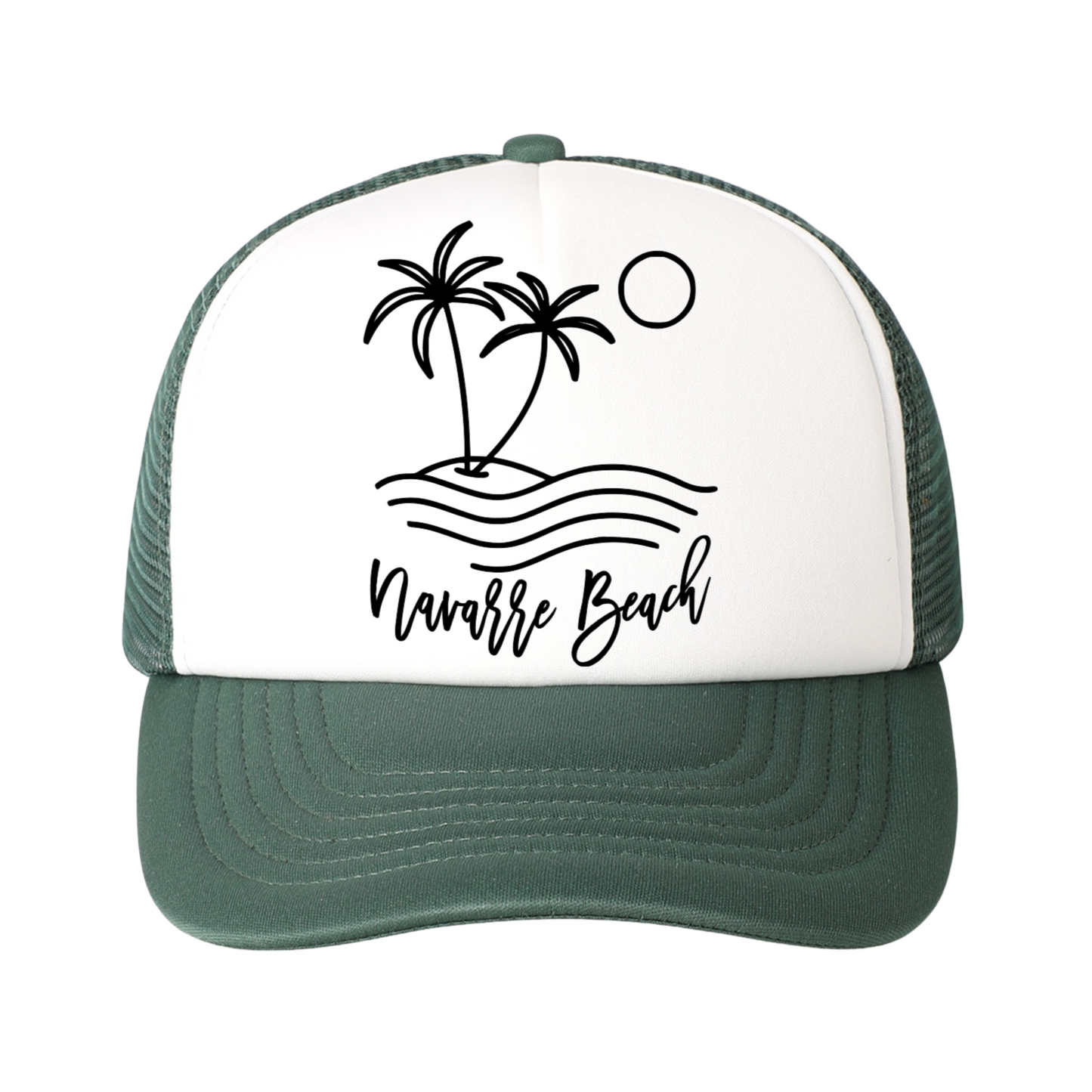 Navarre Beach Sunset Foam Trucker Hat