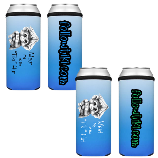 Meet Me at the Tiki Hut Koozie