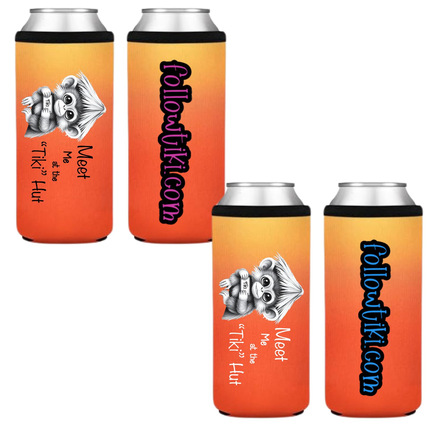 Meet Me at the Tiki Hut Koozie