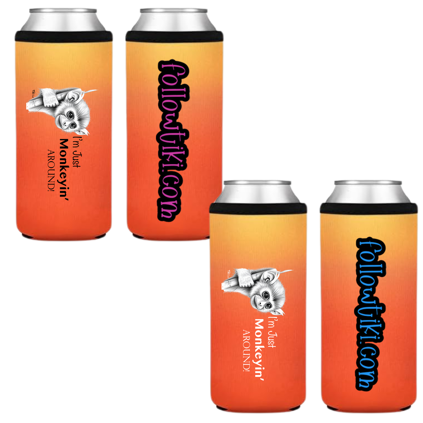 Monkeyin' Around Koozie