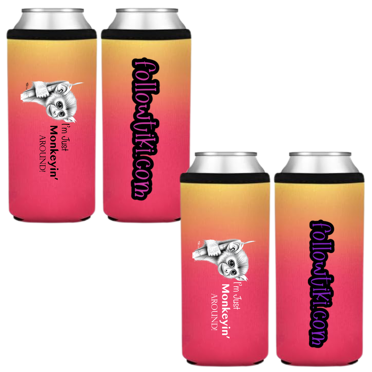 Monkeyin' Around Koozie