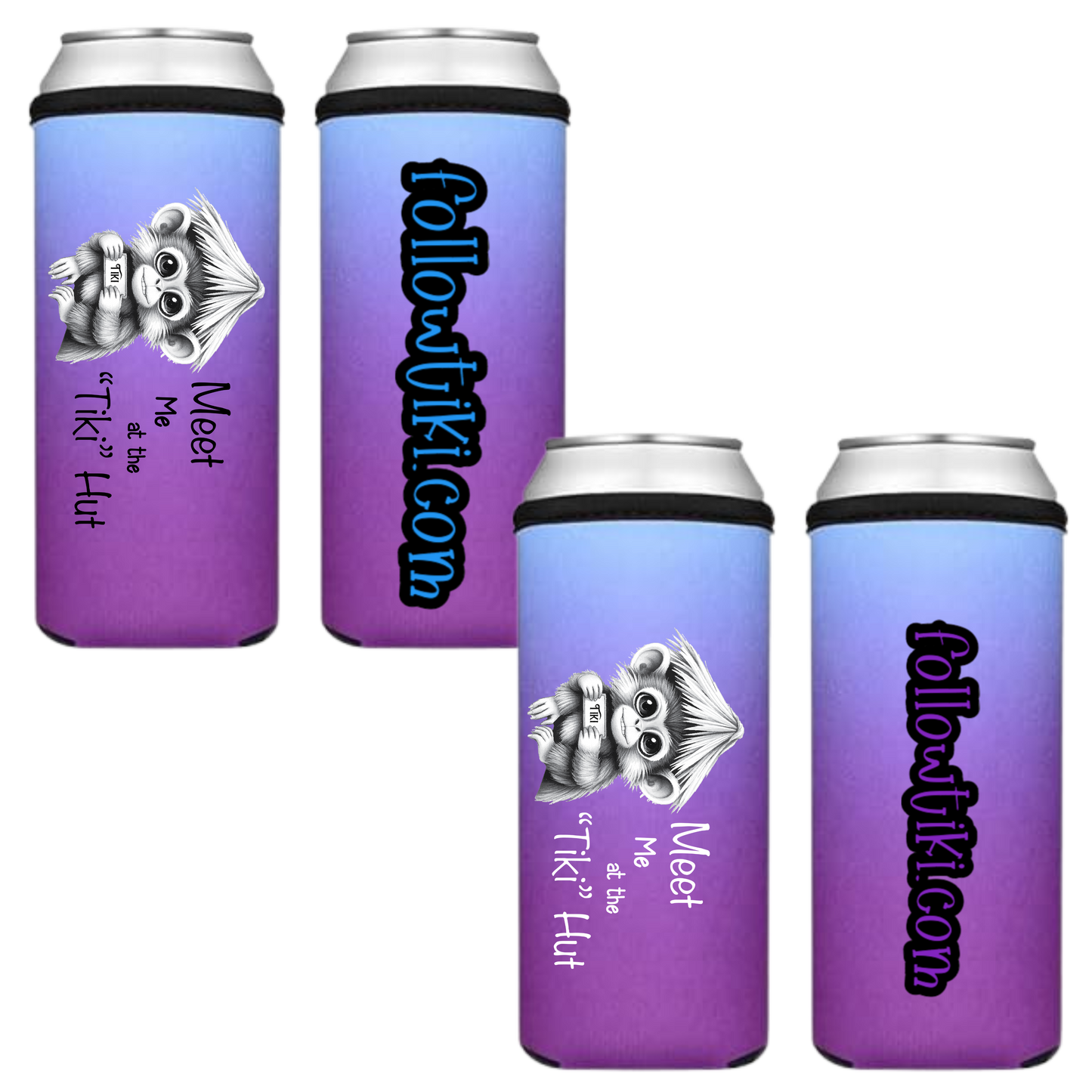 Meet Me at the Tiki Hut Koozie