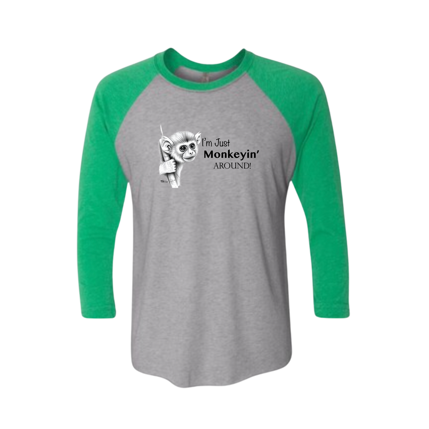 Monkeyin' Around Baseball Tee