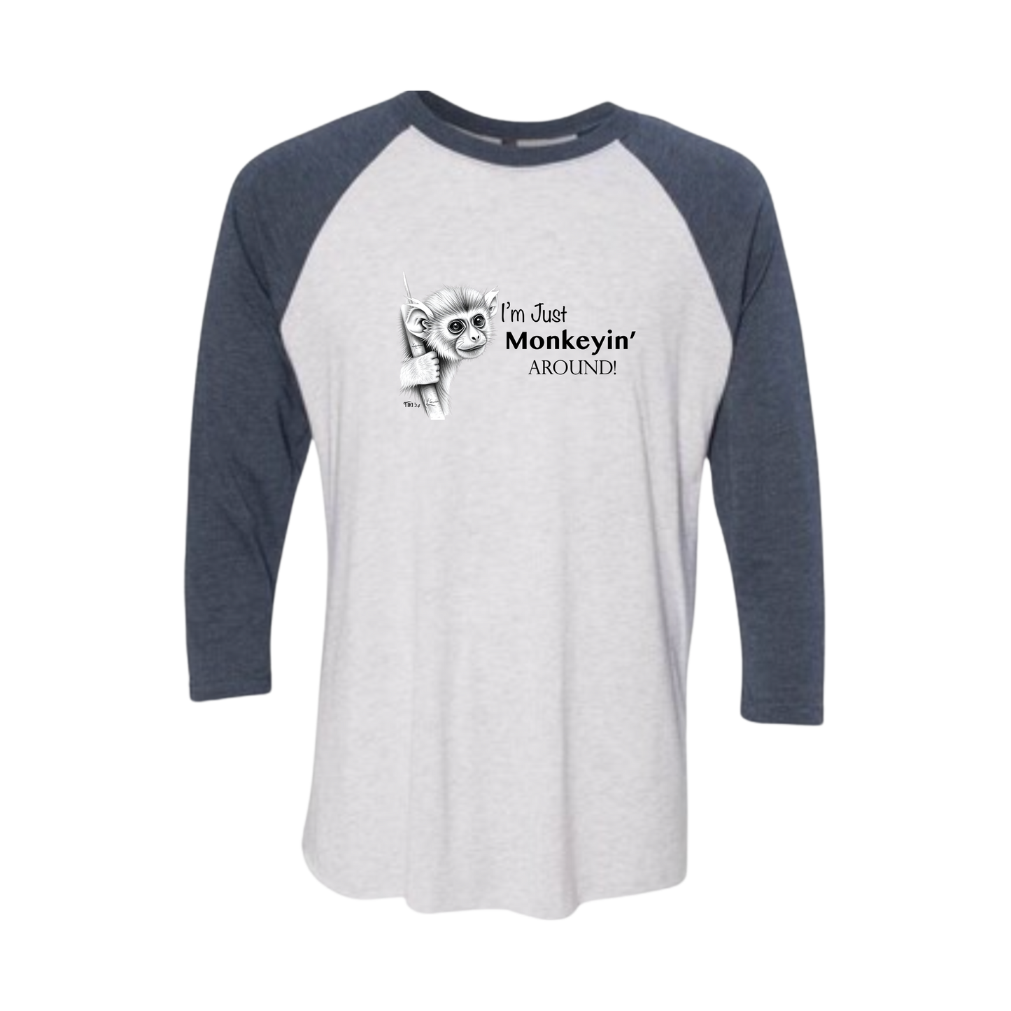 Monkeyin' Around Baseball Tee