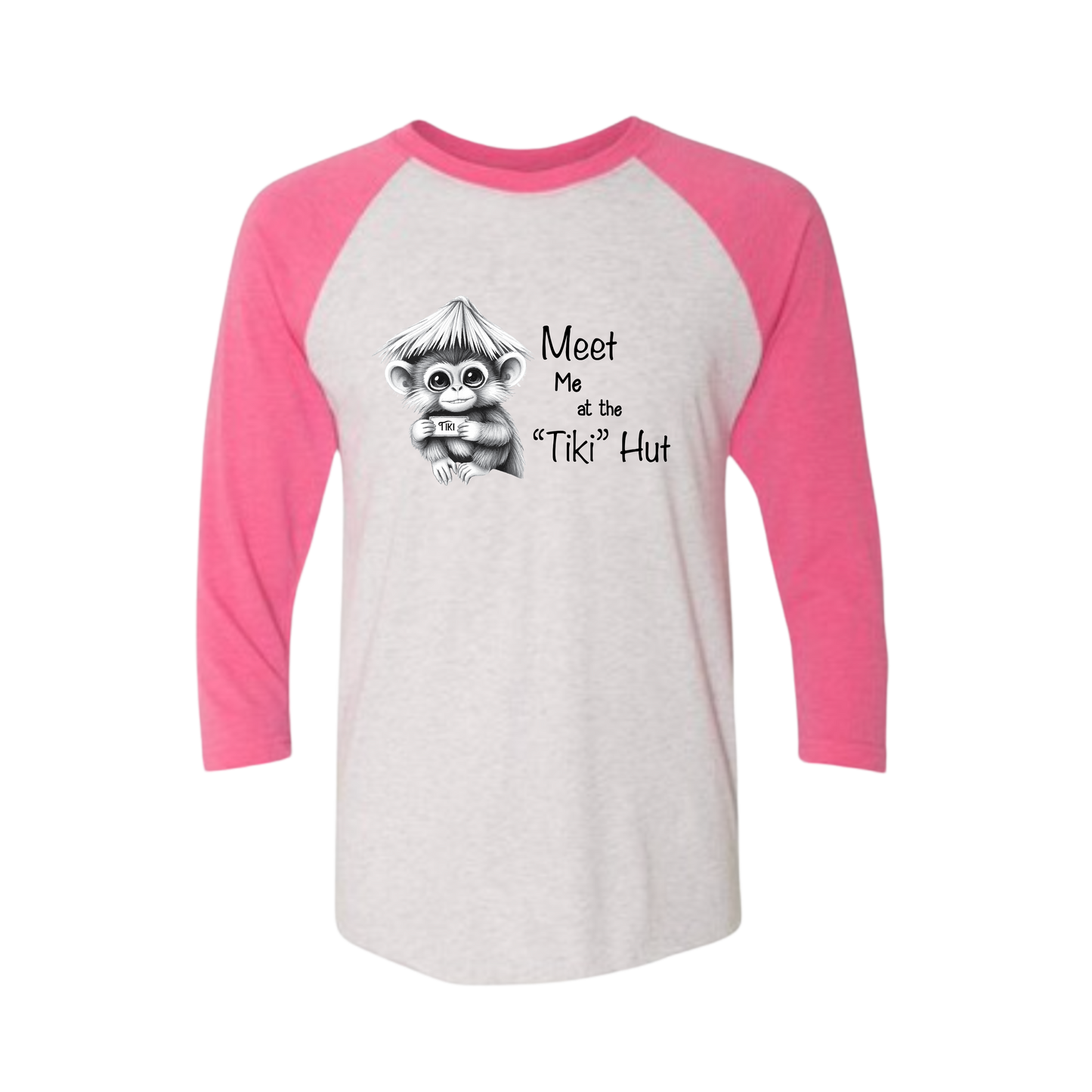 Tiki Hut Baseball Tee