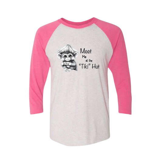 Tiki Hut Baseball Tee