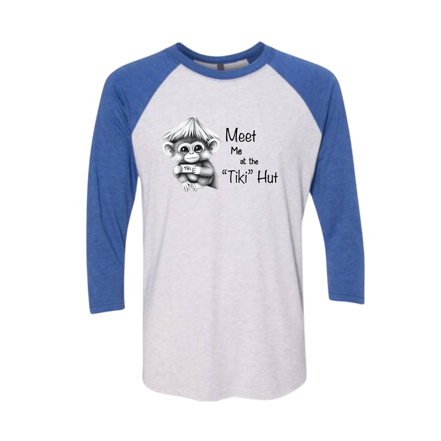 Tiki Hut Baseball Tee