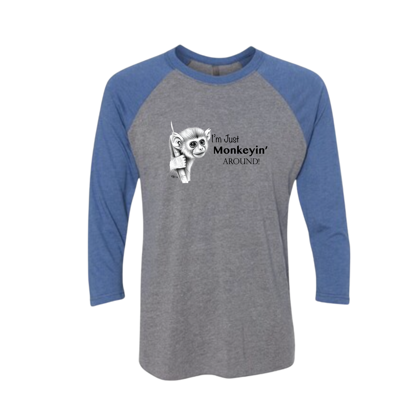 Monkeyin' Around Baseball Tee