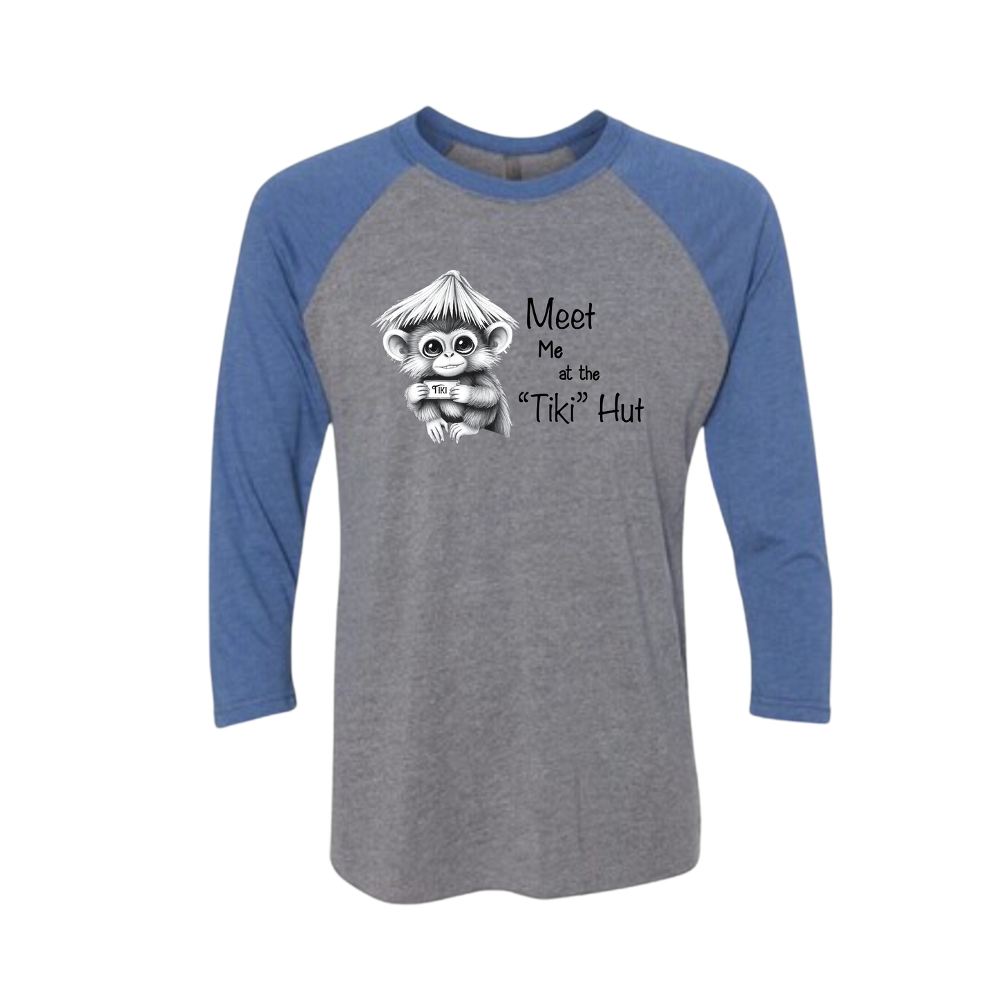 Tiki Hut Baseball Tee