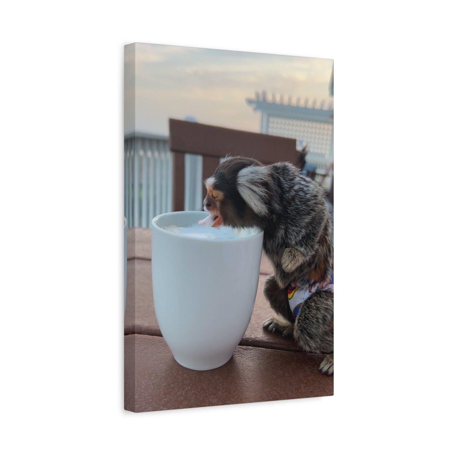 OBX Sunrise Coffee Canvas