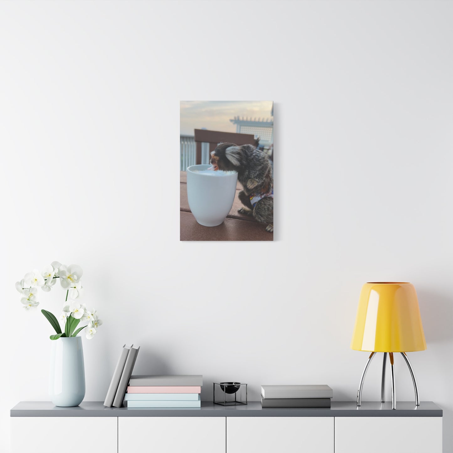 OBX Sunrise Coffee Canvas