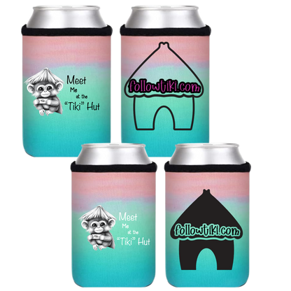 Meet Me at the Tiki Hut Koozie