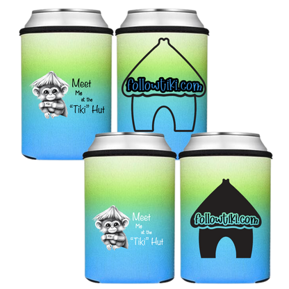 Meet Me at the Tiki Hut Koozie