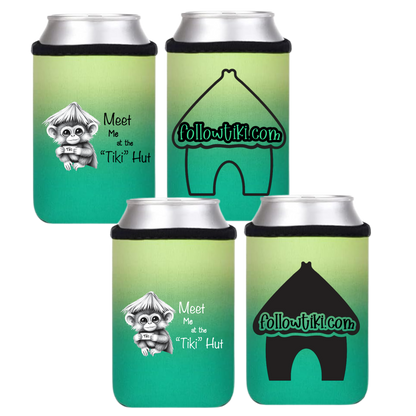 Meet Me at the Tiki Hut Koozie