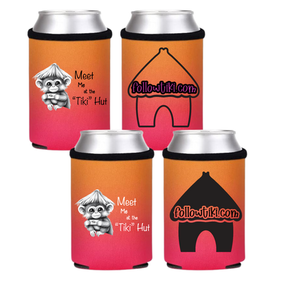 Meet Me at the Tiki Hut Koozie