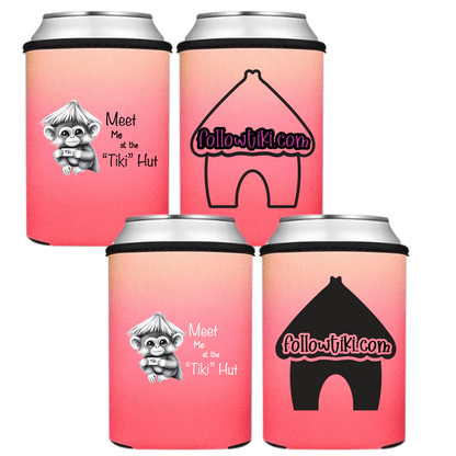Meet Me at the Tiki Hut Koozie