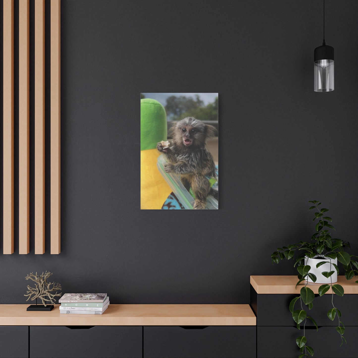 Baby Tiki Moku Canvas