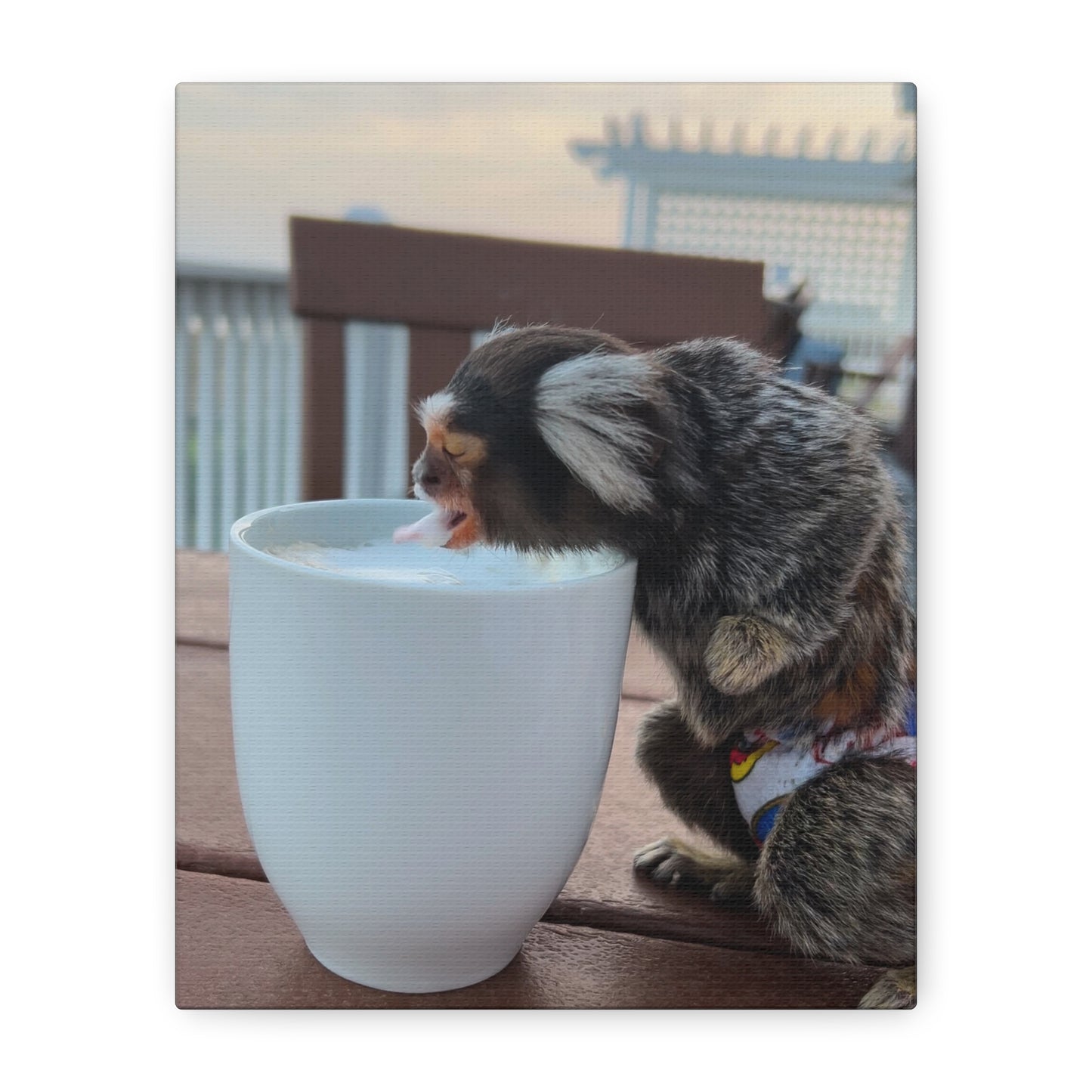 OBX Sunrise Coffee Canvas