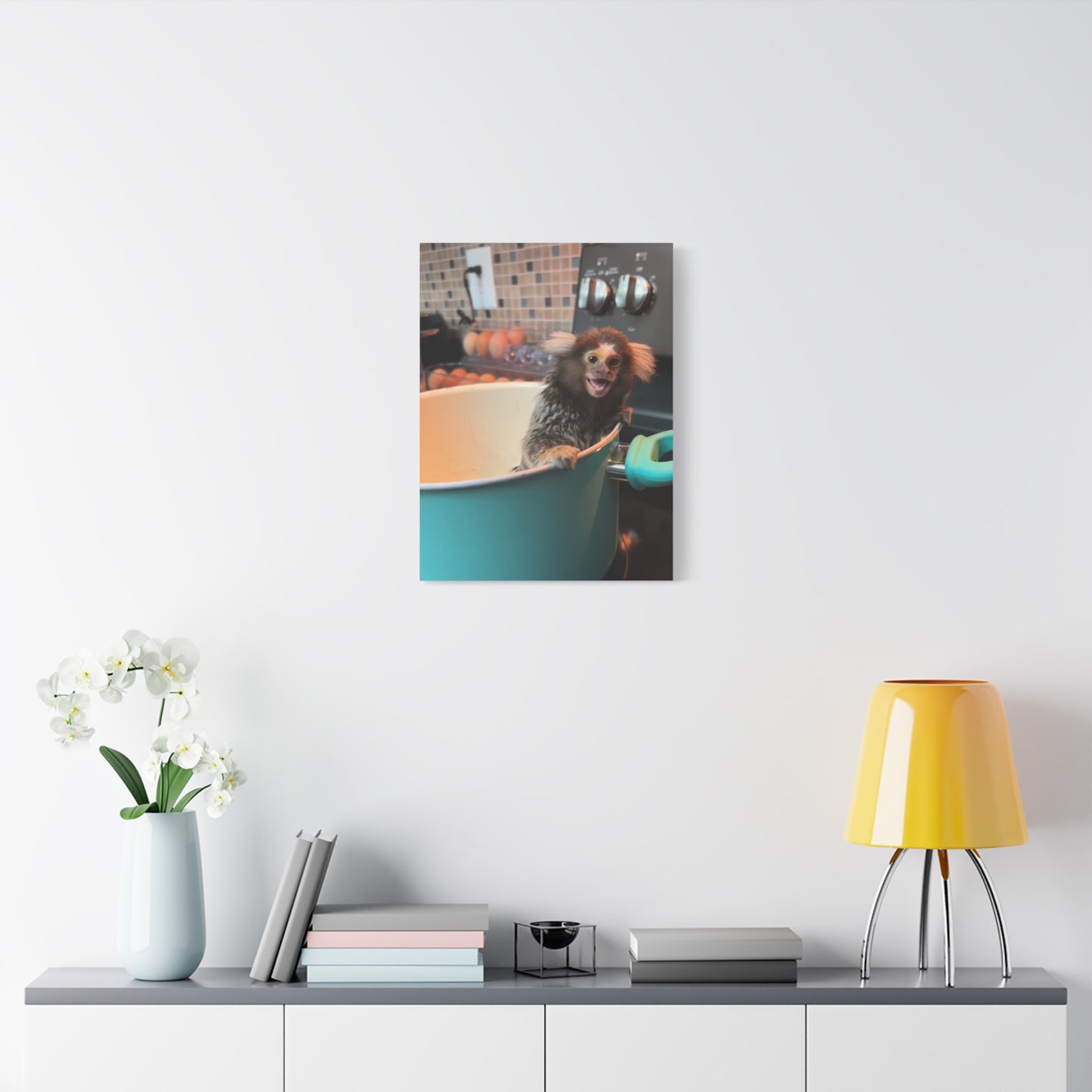 Happy Tiki Soup Canvas