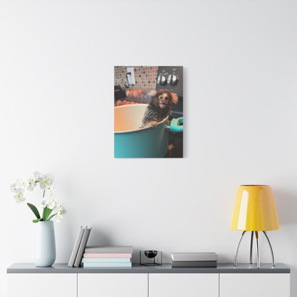 Happy Tiki Soup Canvas