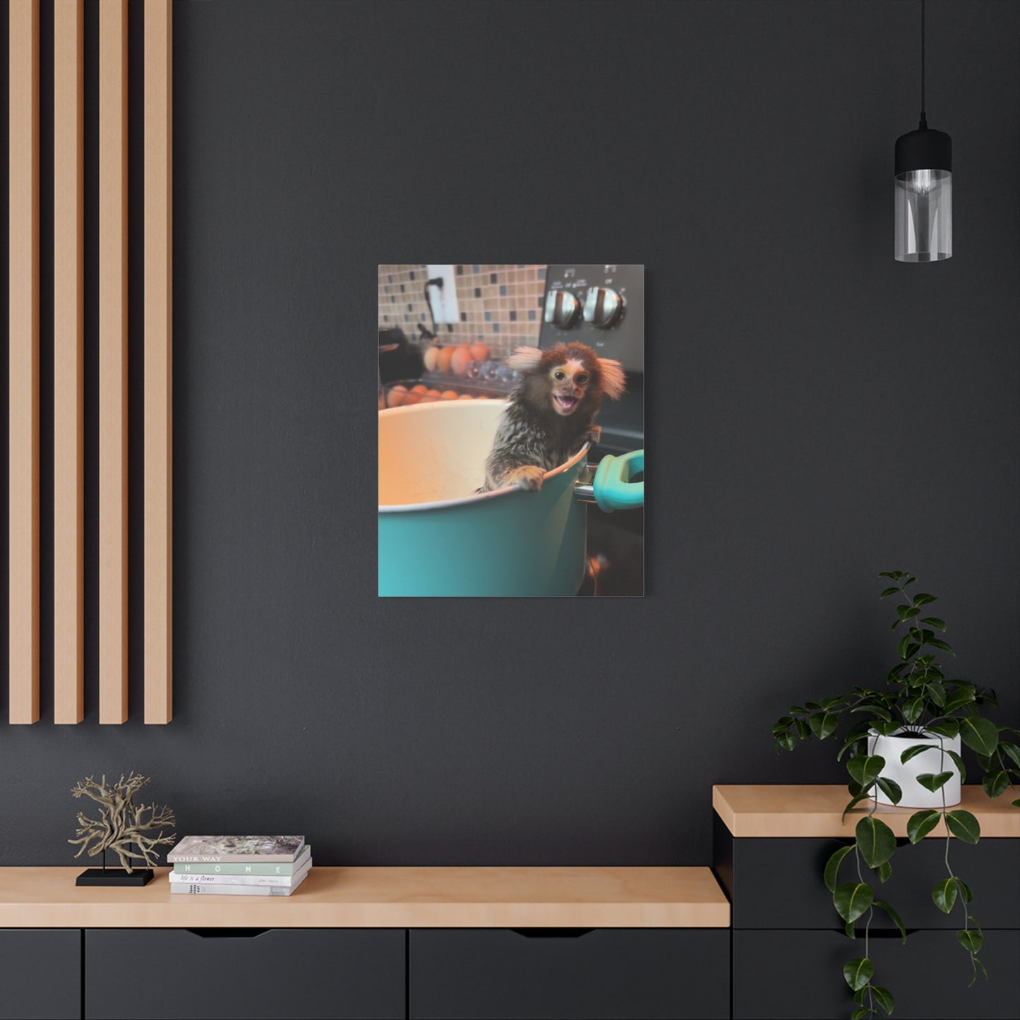 Happy Tiki Soup Canvas