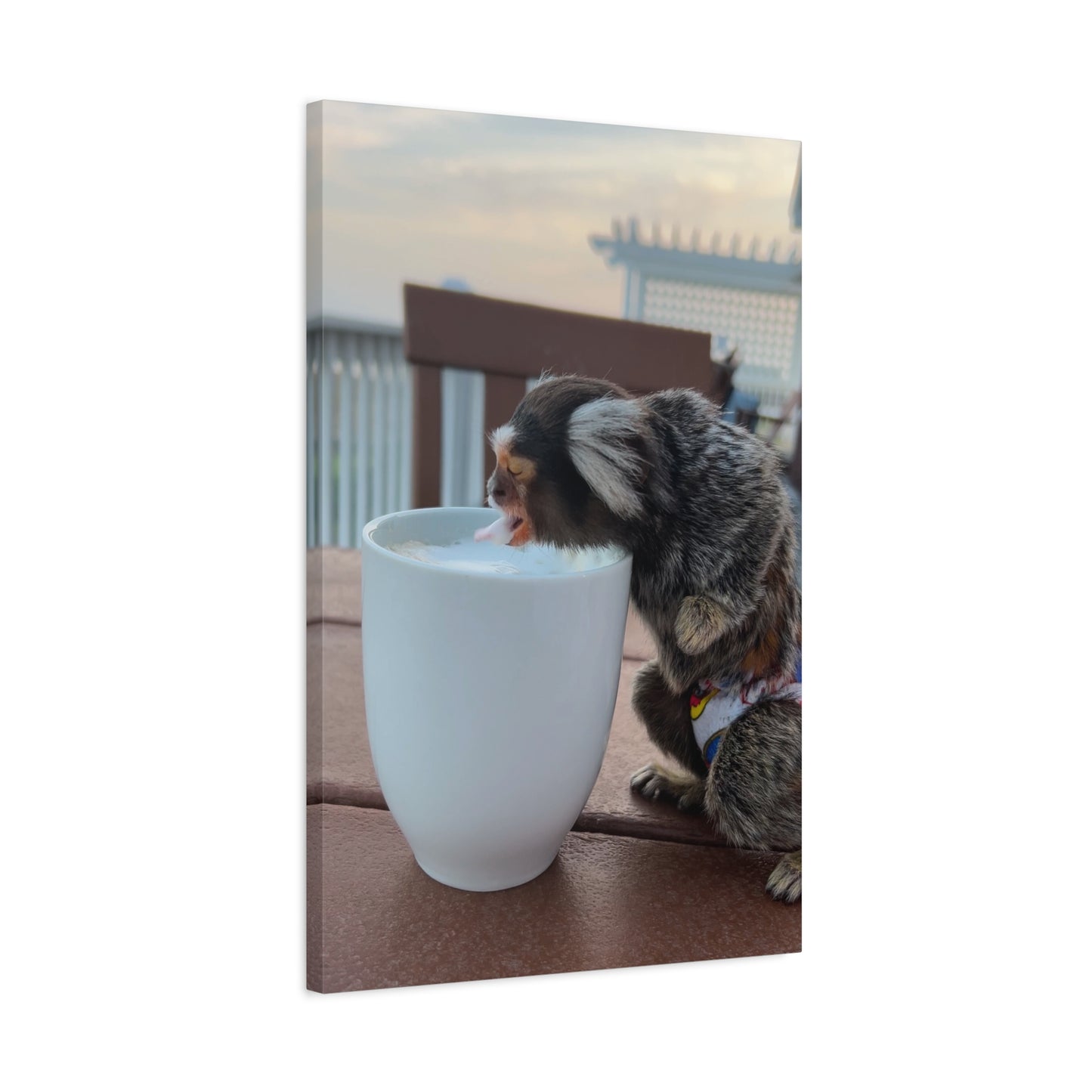 OBX Sunrise Coffee Canvas