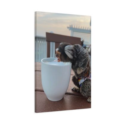 OBX Sunrise Coffee Canvas