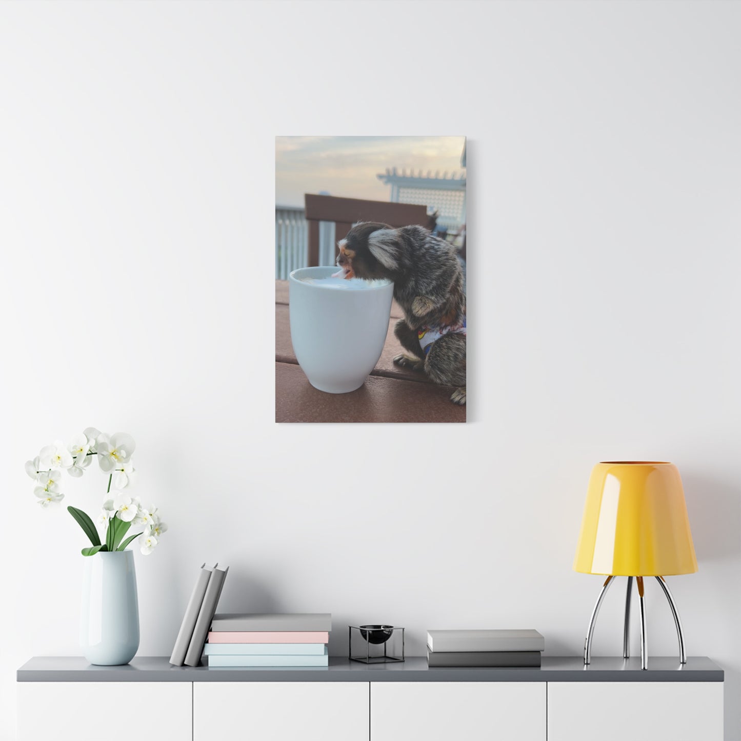 OBX Sunrise Coffee Canvas