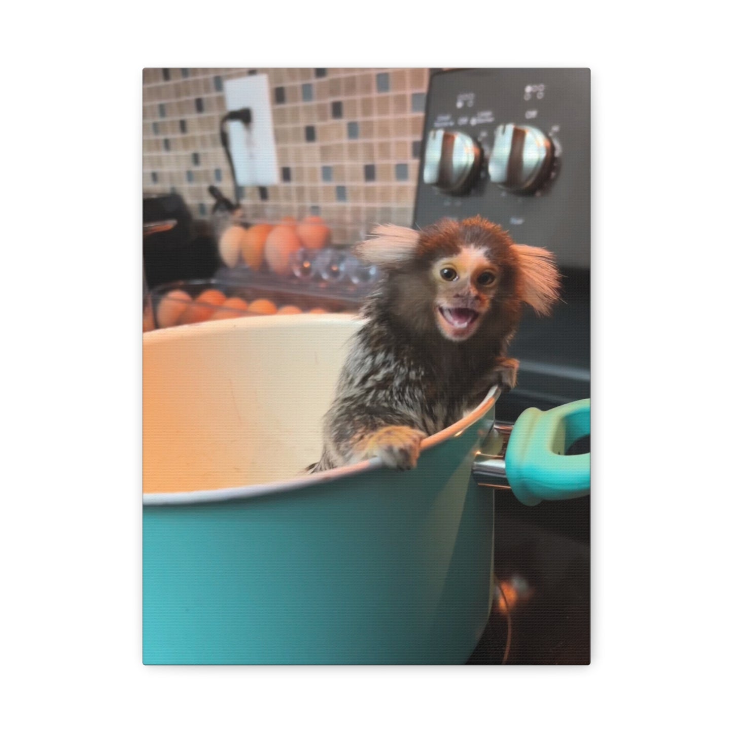 Happy Tiki Soup Canvas