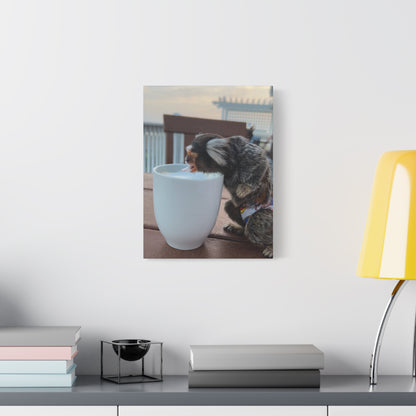 OBX Sunrise Coffee Canvas