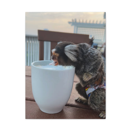 OBX Sunrise Coffee Canvas