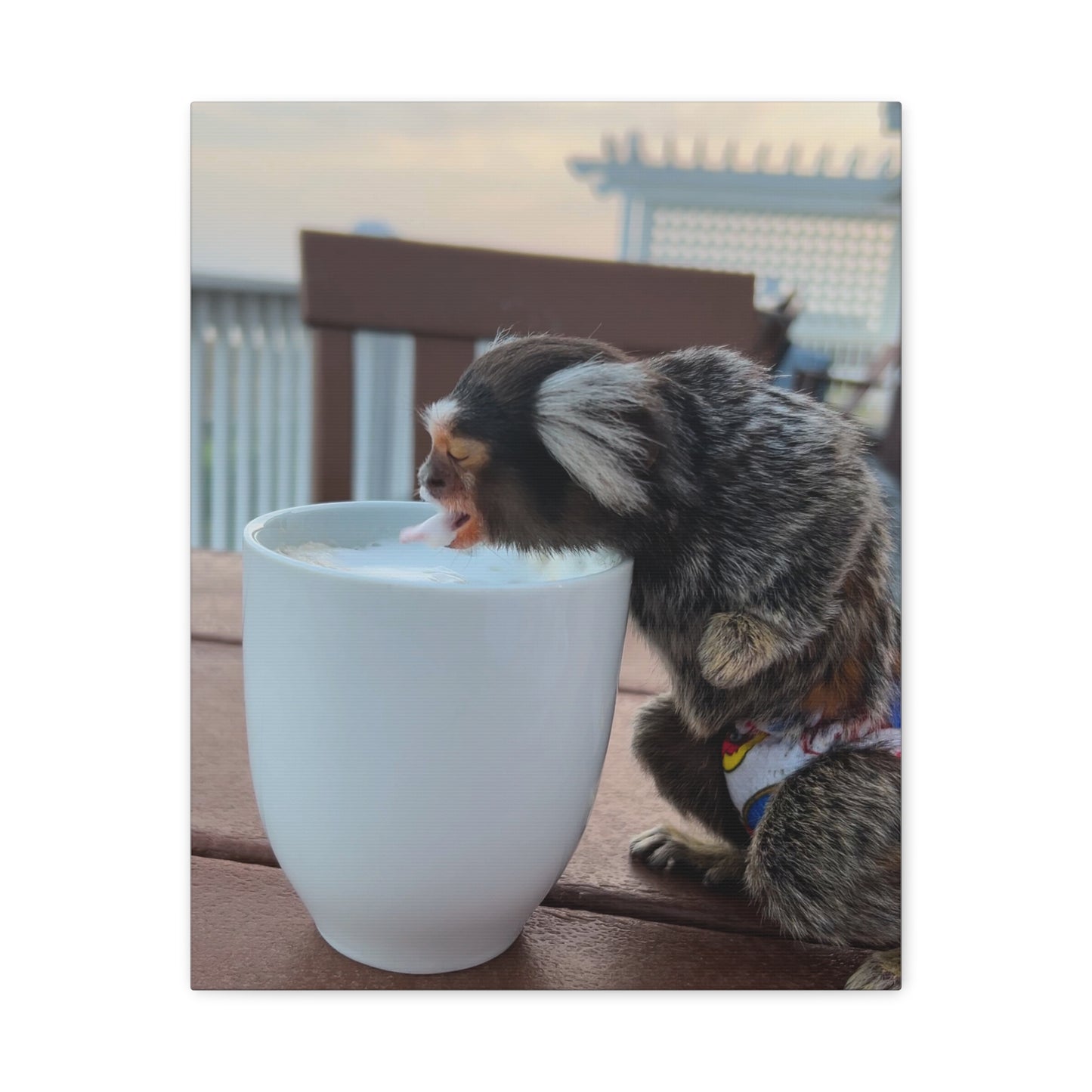 OBX Sunrise Coffee Canvas