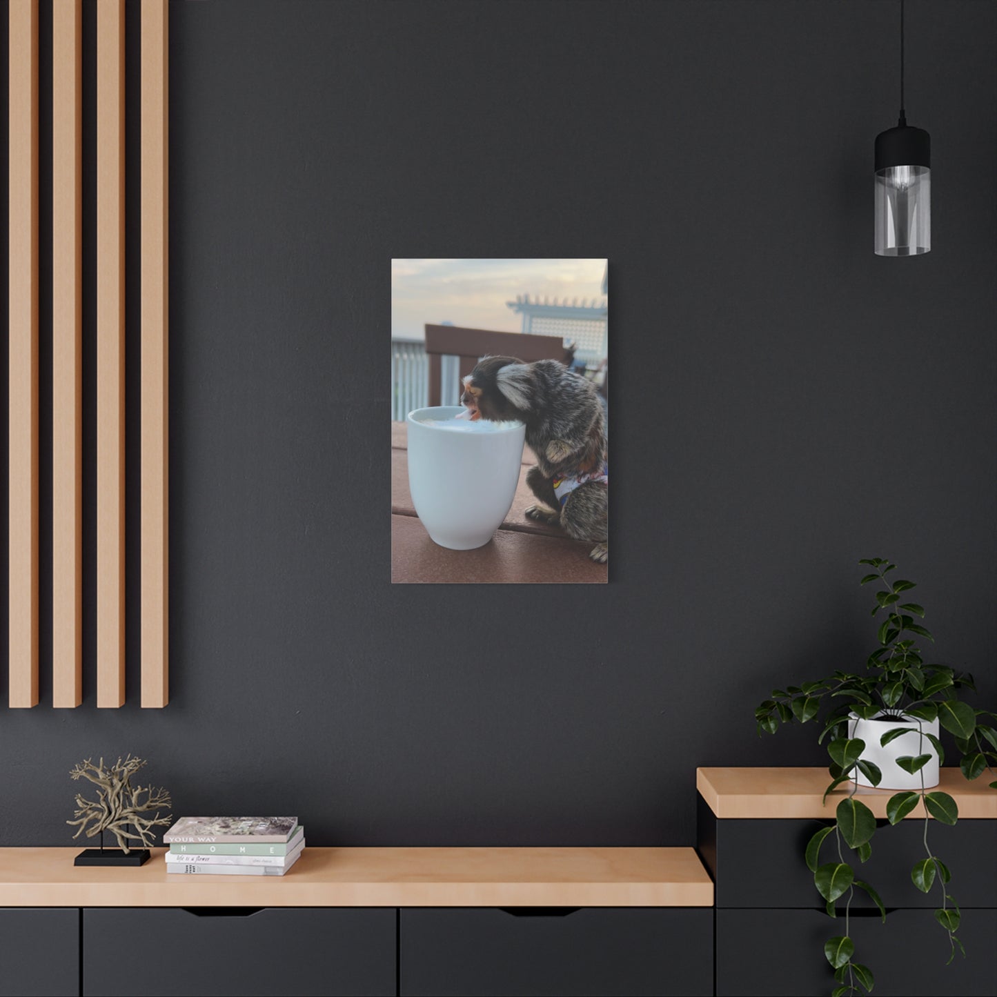 OBX Sunrise Coffee Canvas