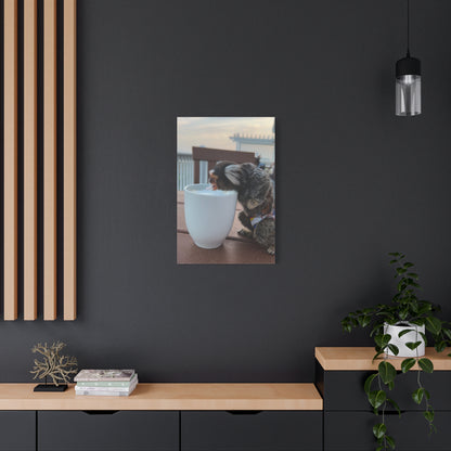 OBX Sunrise Coffee Canvas