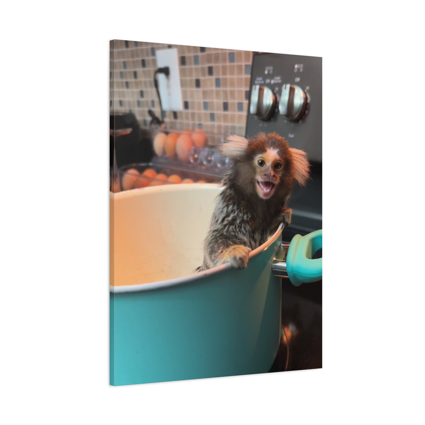 Happy Tiki Soup Canvas