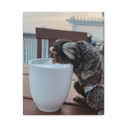 OBX Sunrise Coffee Canvas