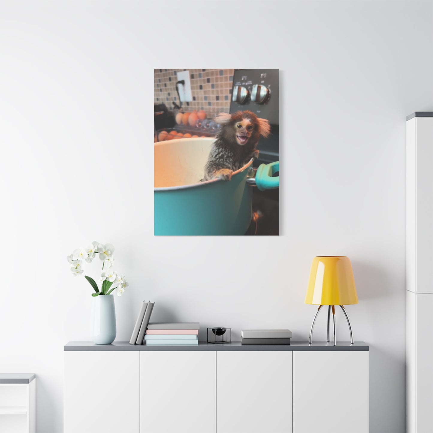 Happy Tiki Soup Canvas