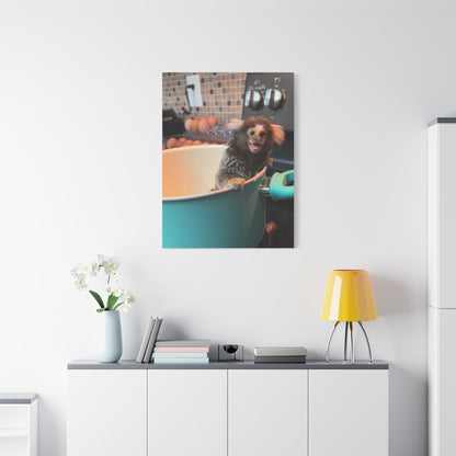 Happy Tiki Soup Canvas