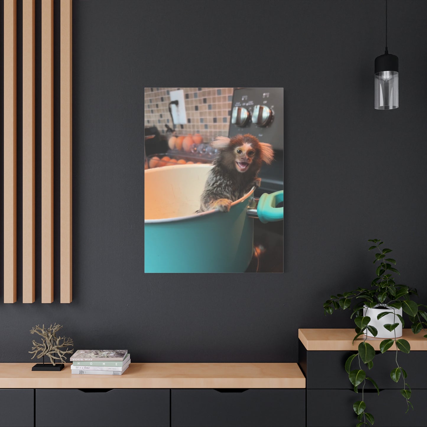 Happy Tiki Soup Canvas