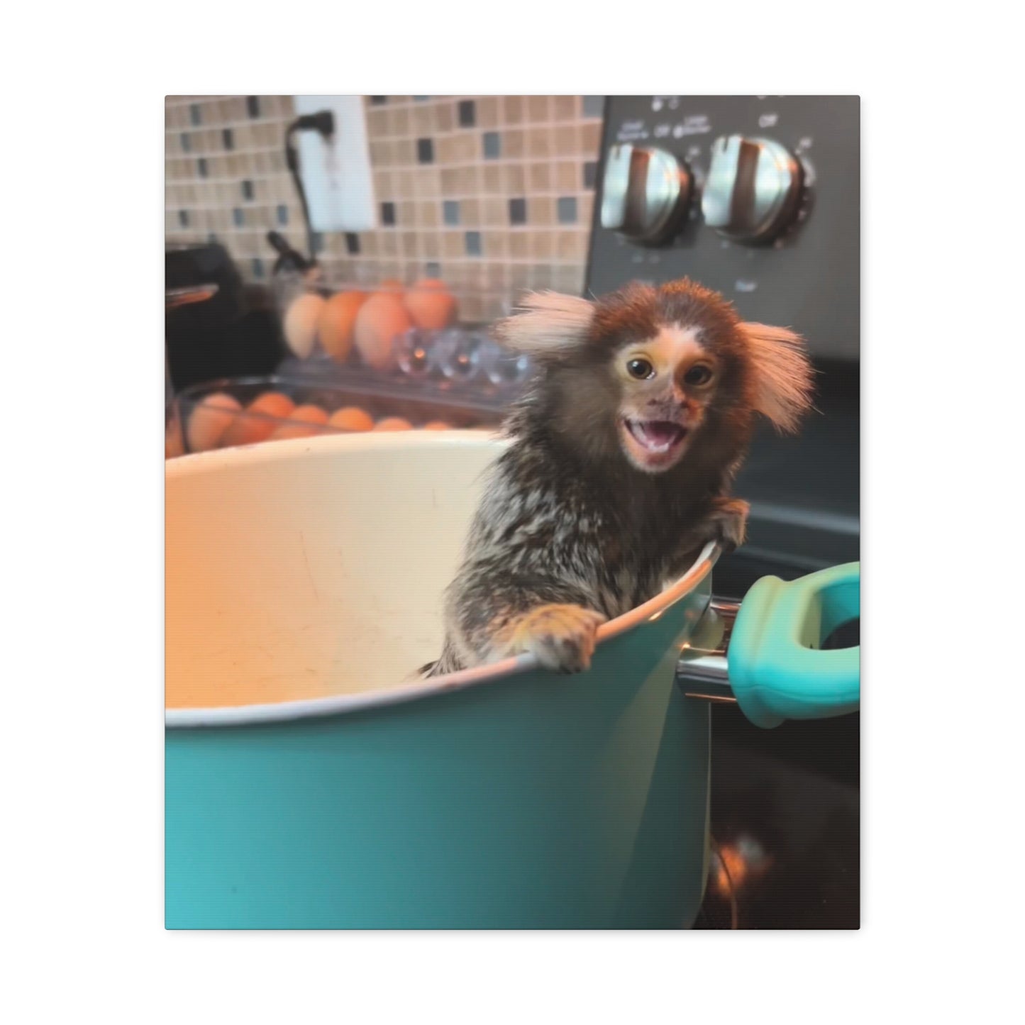 Happy Tiki Soup Canvas